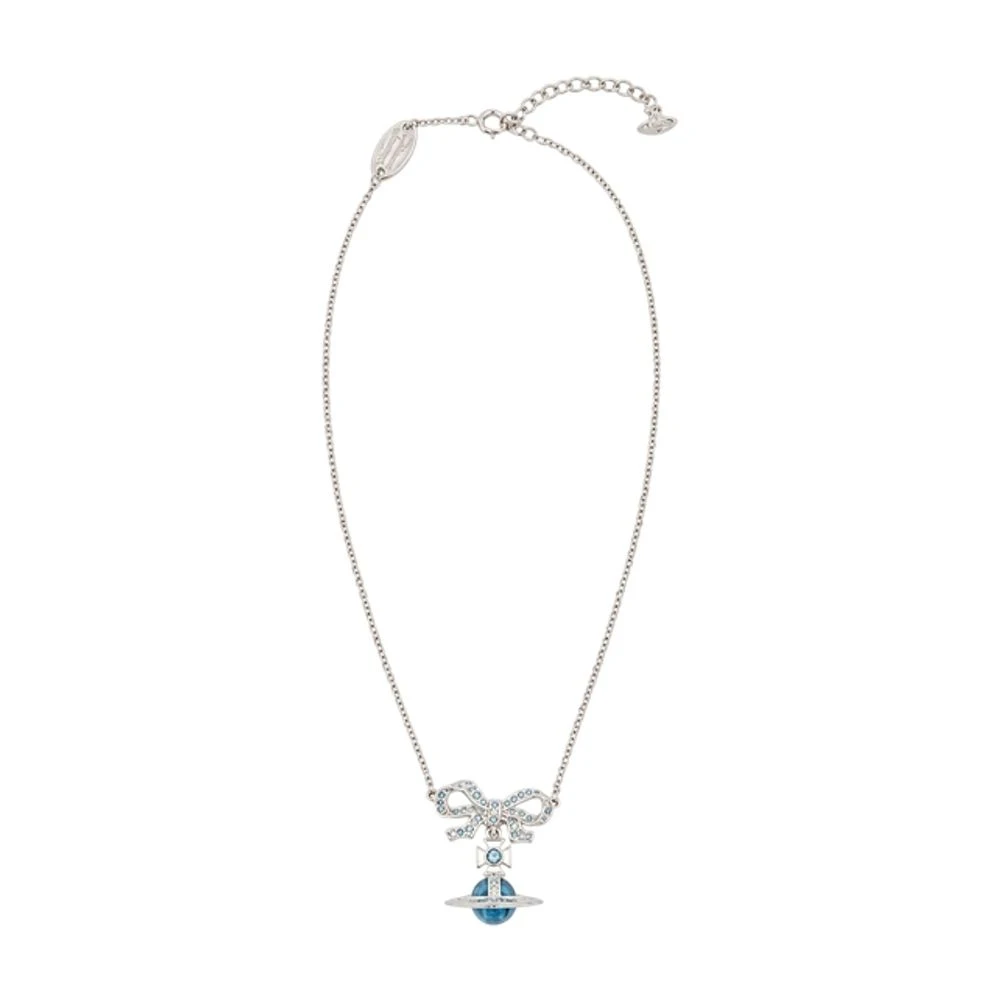Vivienne Westwood Octavie Choker Platinum-blue-aqua-cz Platinum-blue-aqua-cz Women - Image 2