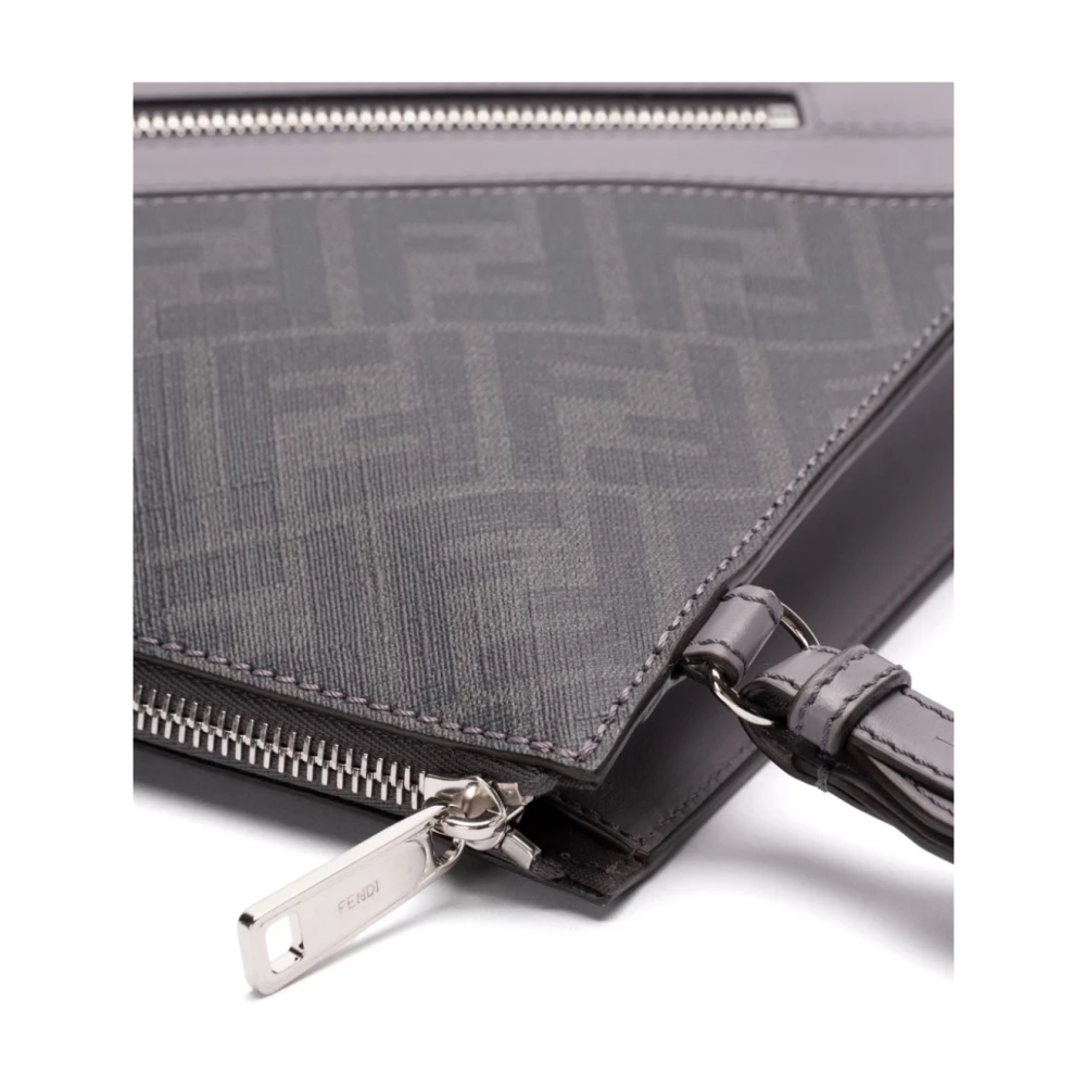 Fendi Grijze Stijlvolle Tassen Gray Heren