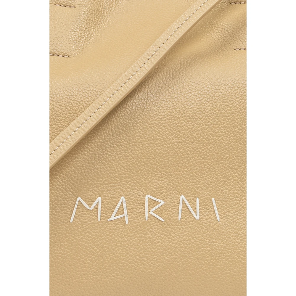Marni Museo shopper tas Beige Dames