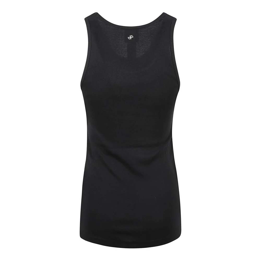 Patou Iconische Zwarte Tanktop Black Dames