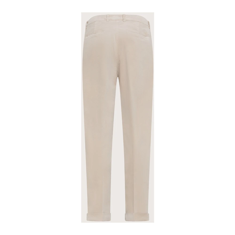Seventy Velvet Chino Broek voor Moderne Vrouwen Beige Dames