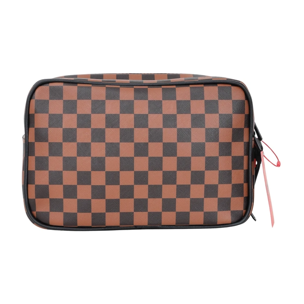 Sprayground Transparante Rubberen Haai Toilettas Brown Dames