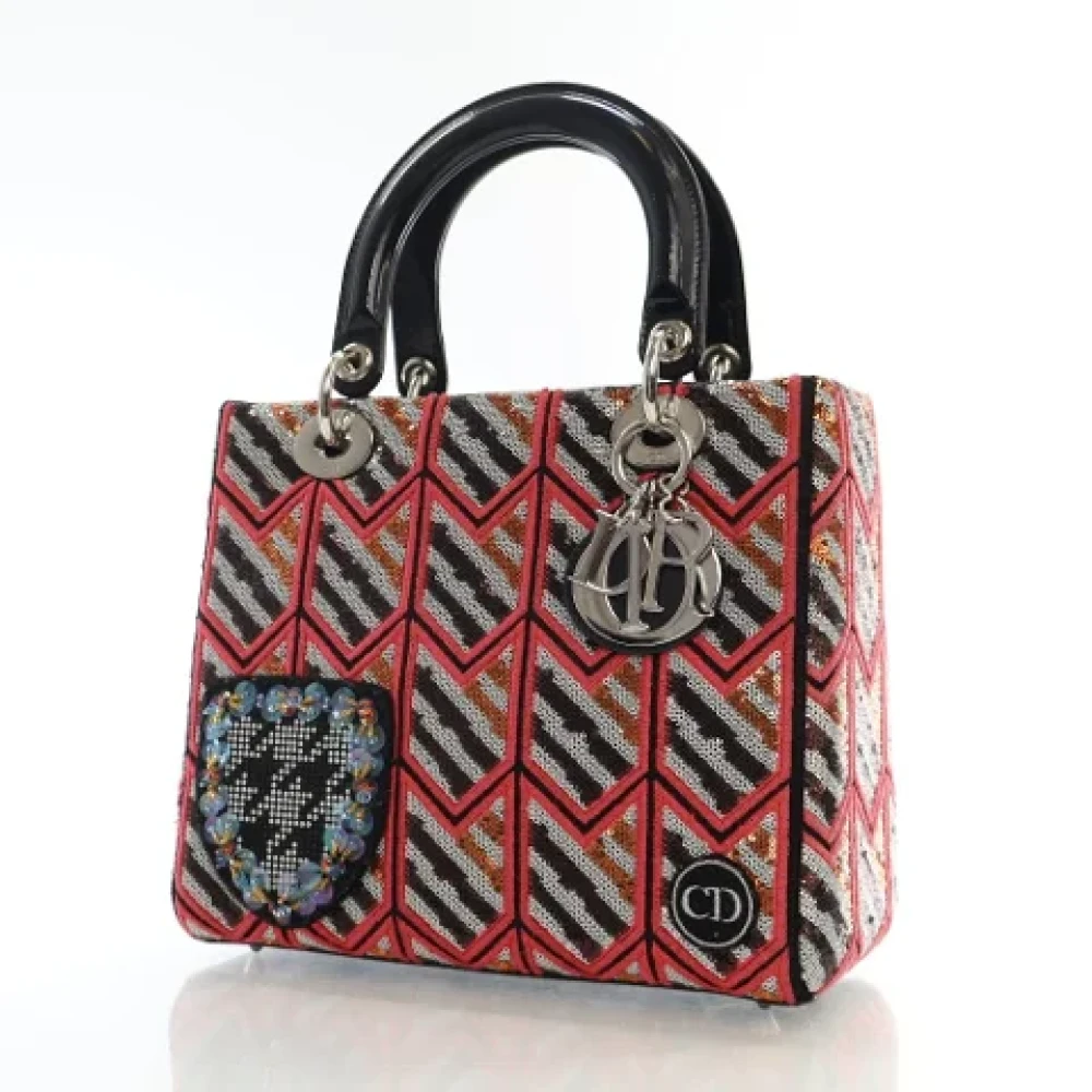 Dior Vintage Pre-owned Leather dior-bags Red Dames