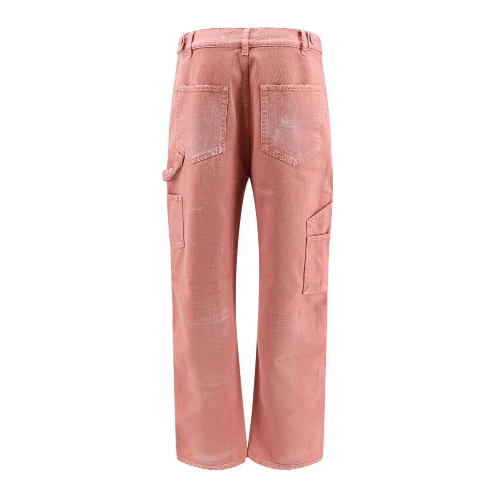 pinko Denim Worker Broek met Versterking Pink Dames