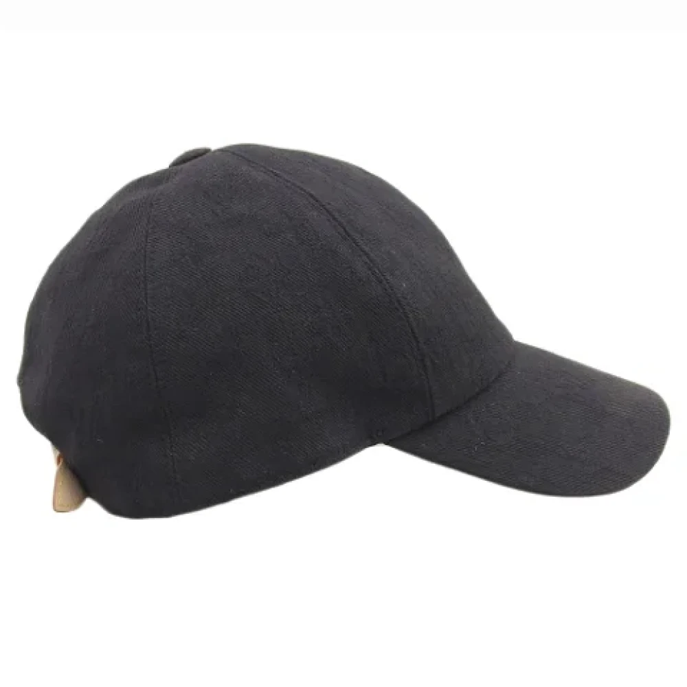 Louis Vuitton Vintage Pre-owned Cotton hats Black Heren