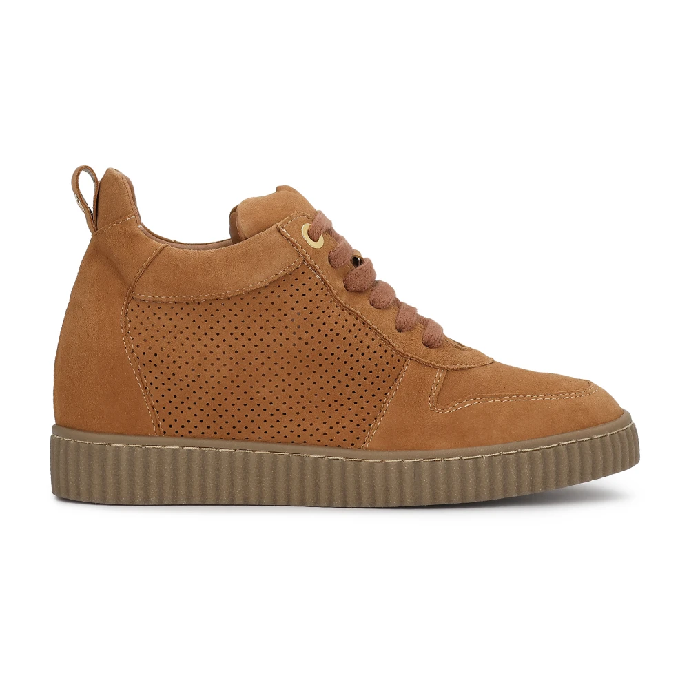 Kazar TIA Suede Sneakers Dames Schoenen Bruin
