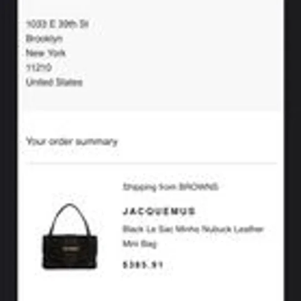 Jacquemus Pre-owned Suede handbags Black Dames