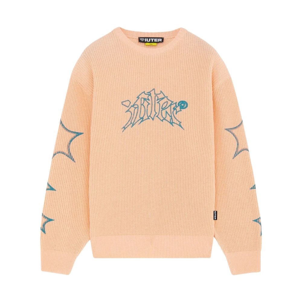 Iuter Men's Pink Maglione Dreams - Round-Neck Knitwear - Xl - Knitwear