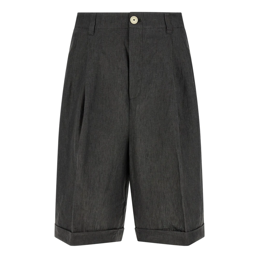 Jacquemus Men's Gray Casual Shorts, L, Pastro Shorts