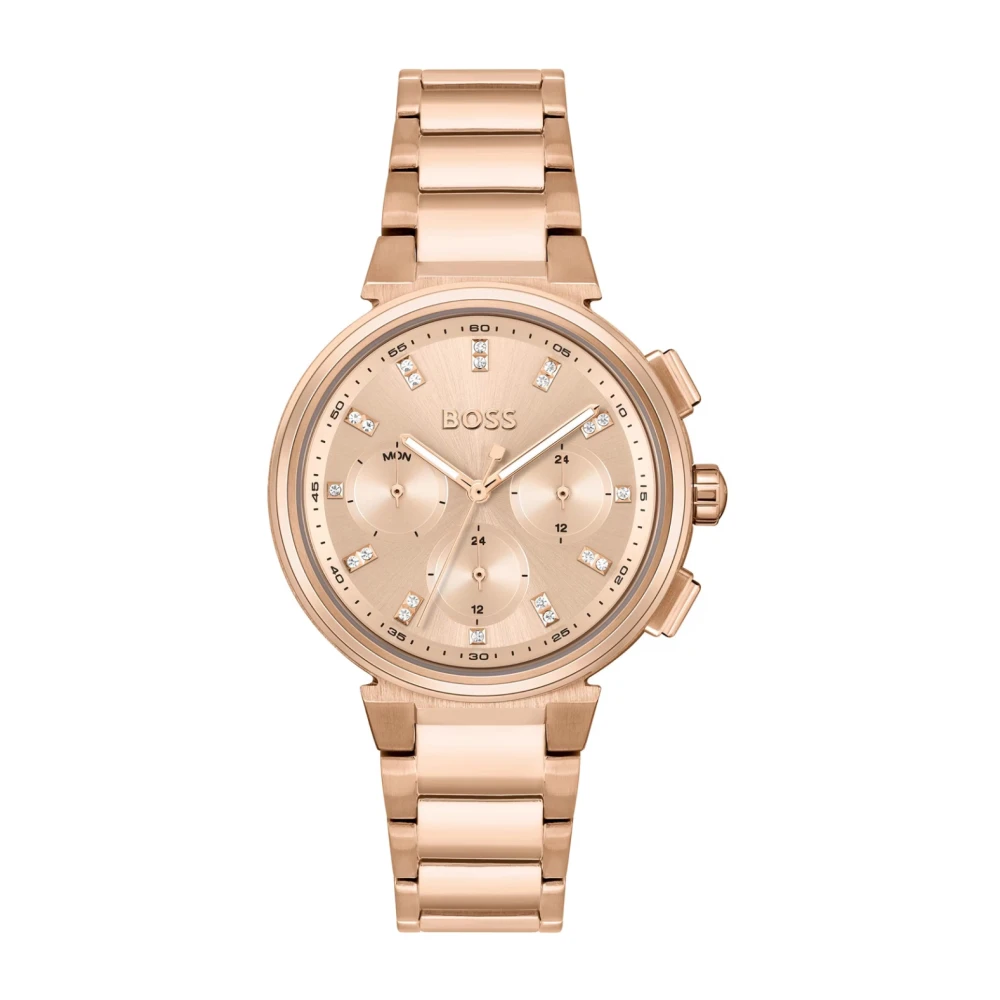 Hugo Women's Yellow Watches, One Size, Boss One Quartz Watch Stainless Steel