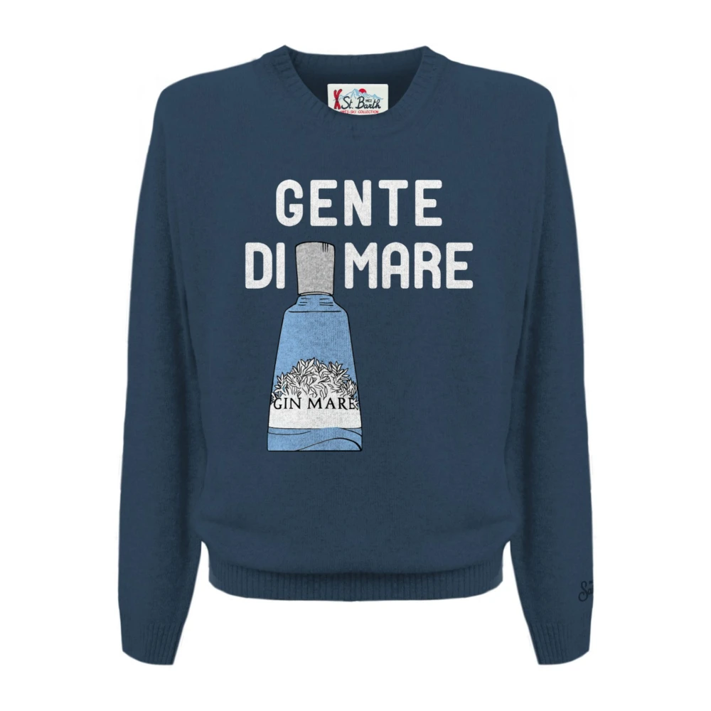 MC2 Saint Barth Stijlvolle Sweaters Collectie Blue Heren