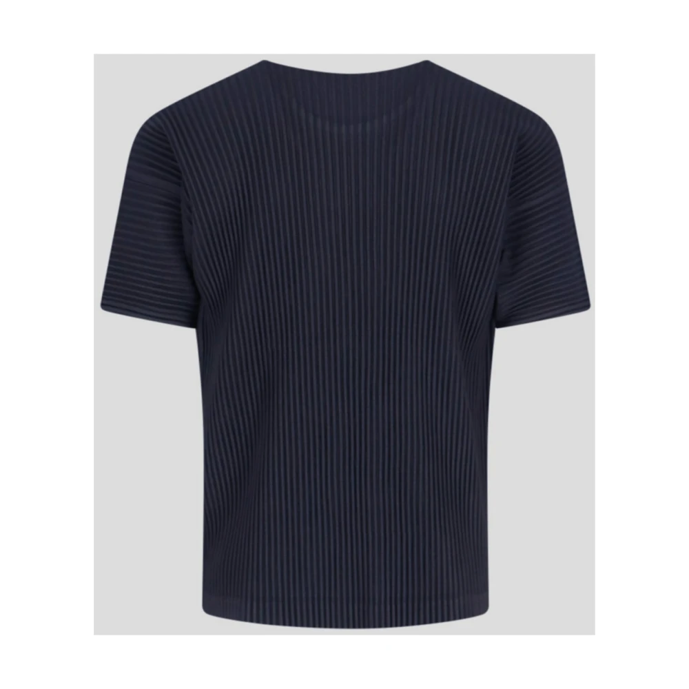 Issey Miyake Heren Mode T-shirt Blue Heren