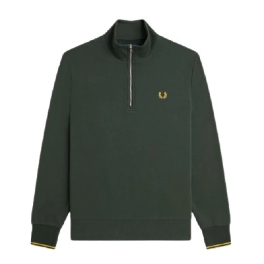 Fred Perry Herren Vert Sweatshirt 1/2 Zip - Bild 3