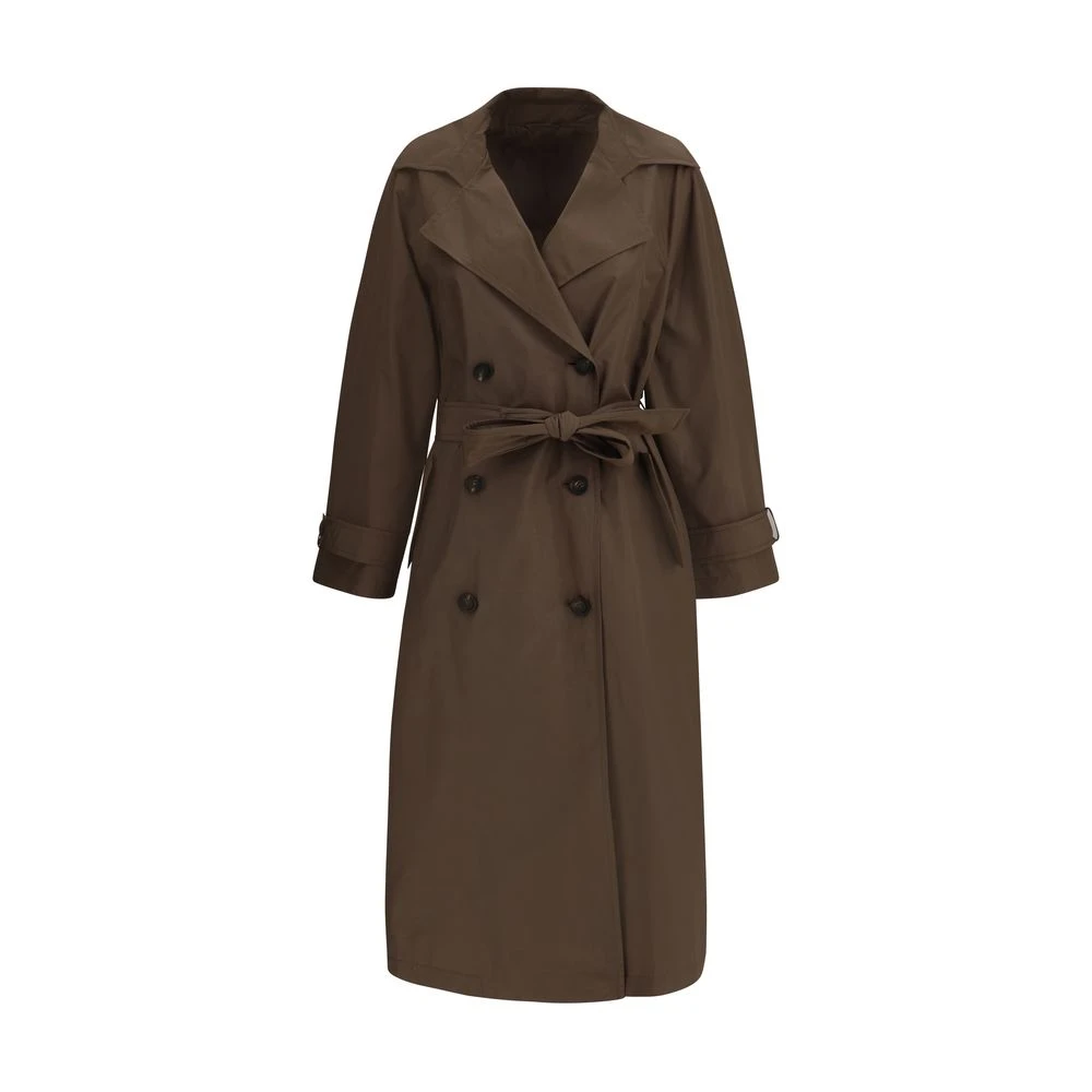 Coats > Belted Coats - - Brunello Cucinelli - Modalova