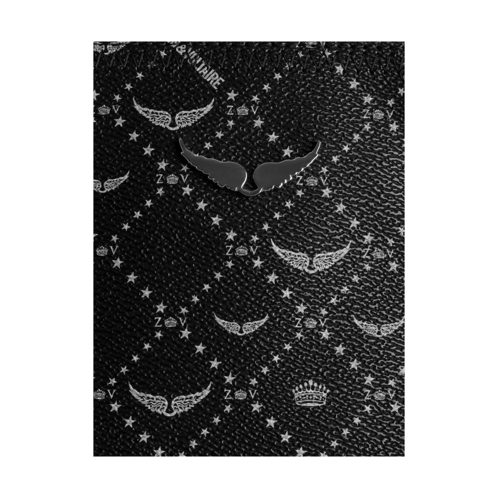 Zadig & Voltaire Zwarte Tote Tas met Meerdere Handvatten Black Dames