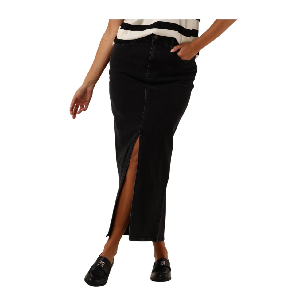 By-Bar Zwarte Pencil Rok Black Dames