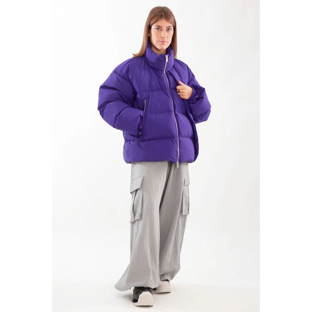 Y-3 Puffer Jacket in Cpurpl Purple Dames