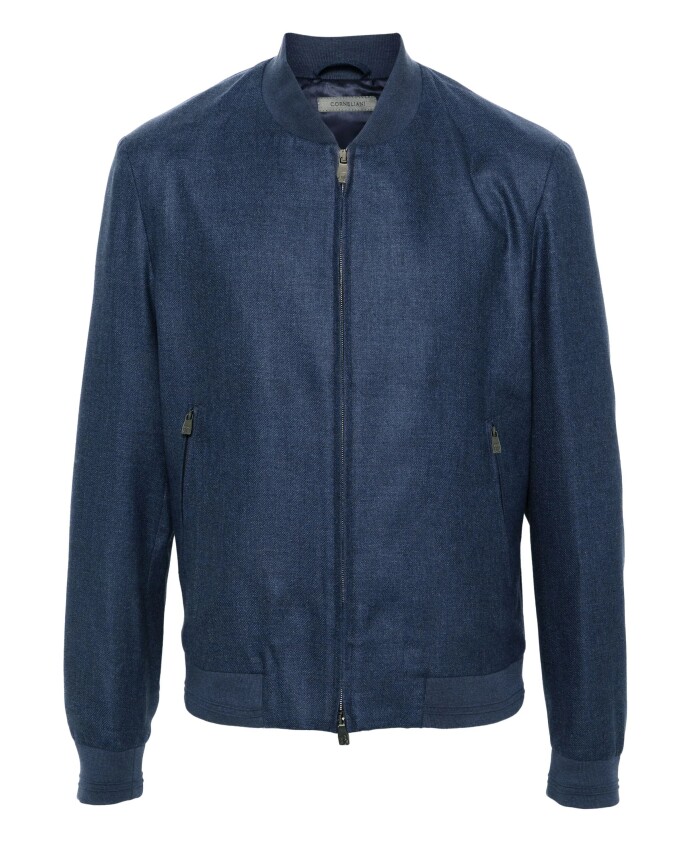 blauwe-zijden-casual-jas