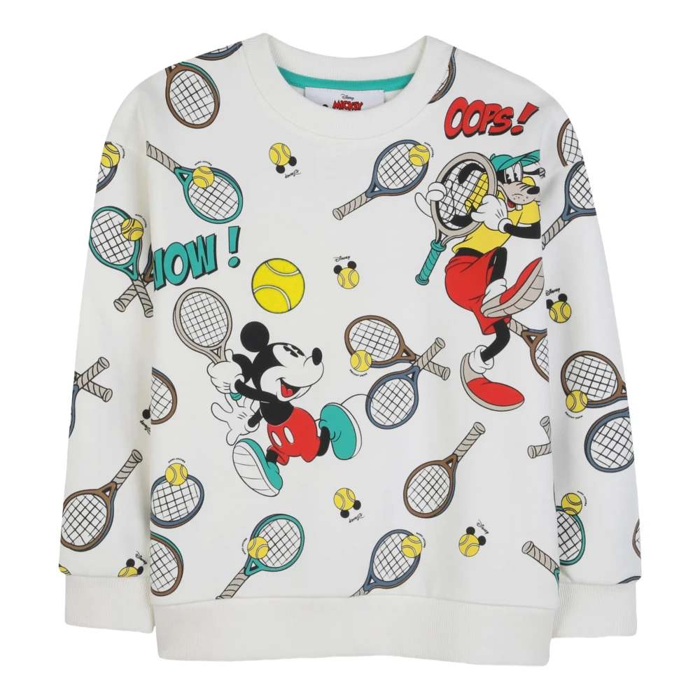 Marc Jacobs Multicolor Crewneck Sweatshirt All-Over Tennis Print - Male - Kids Sweatshirts - 12 Y - Kids