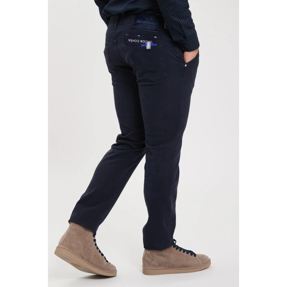 Jacob Cohën Leonard Regular Slim Fit Broek Blue Heren