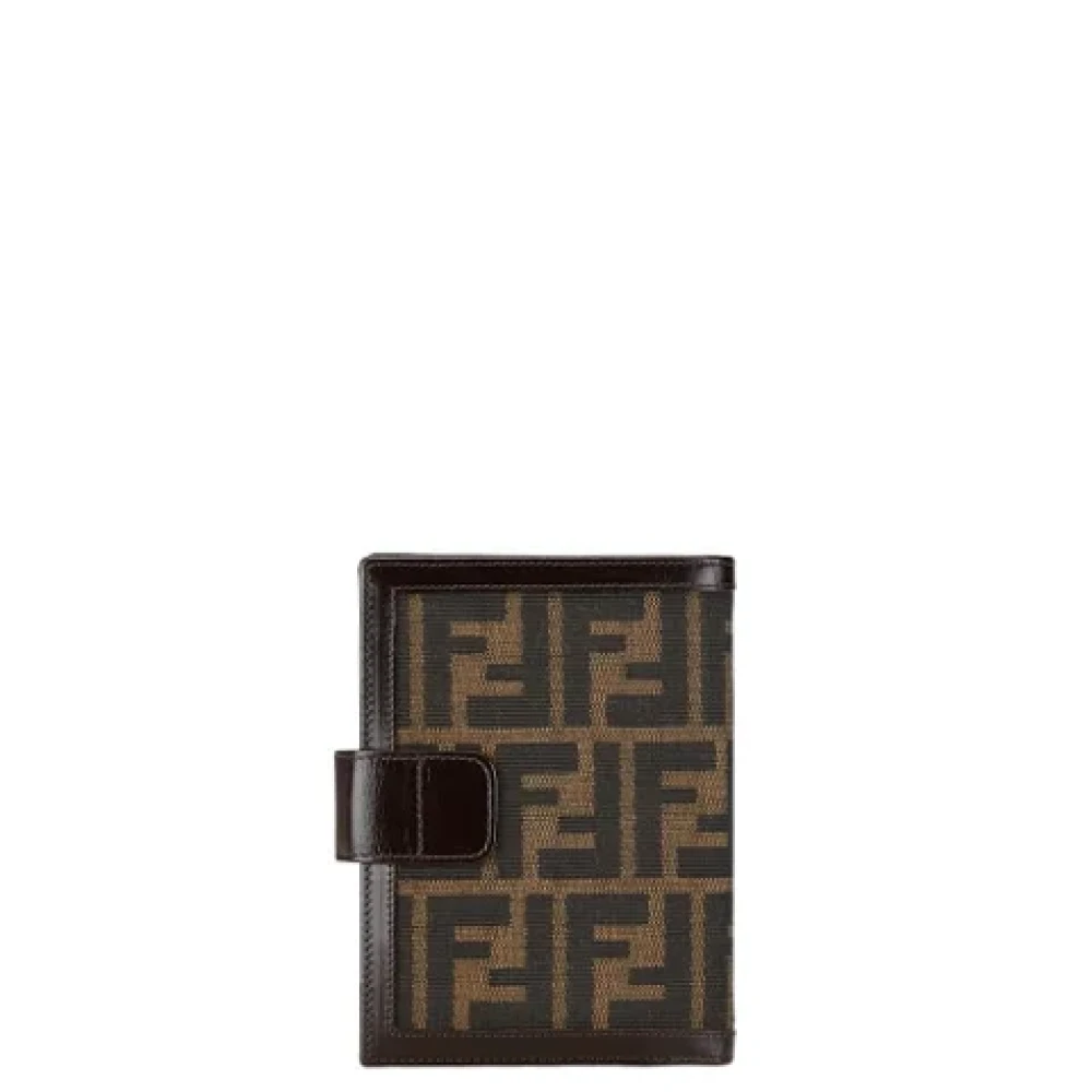 Fendi Vintage Pre-owned Canvas home-office Brown Dames