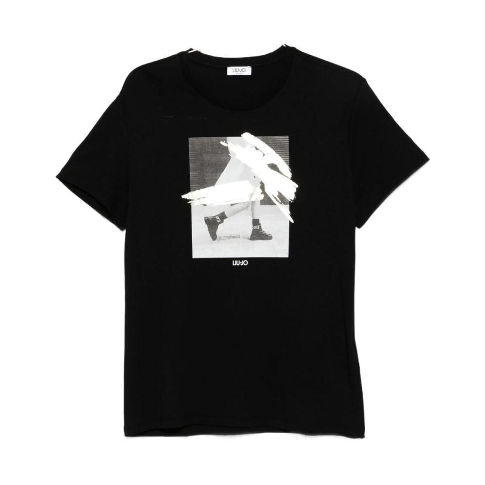 Liu Jo - Tops > T-Shirts - Black - Liu Jo - Modalova