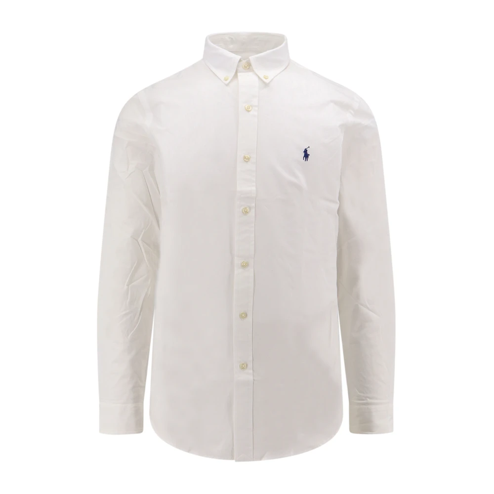 Ralph Lauren Witte Overhemd met Knoopsluiting White Heren