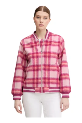 Checked Zip Jacket