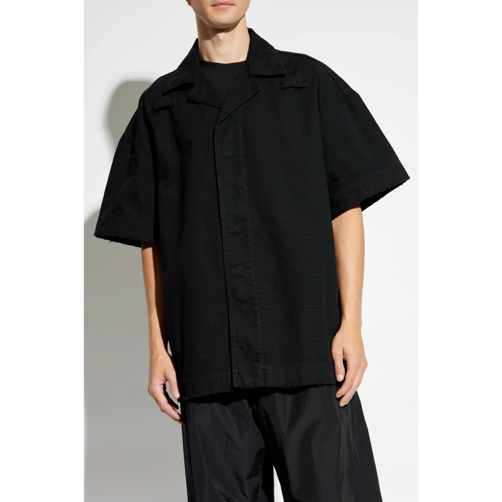 44 Label Group Denim overhemd Black Heren