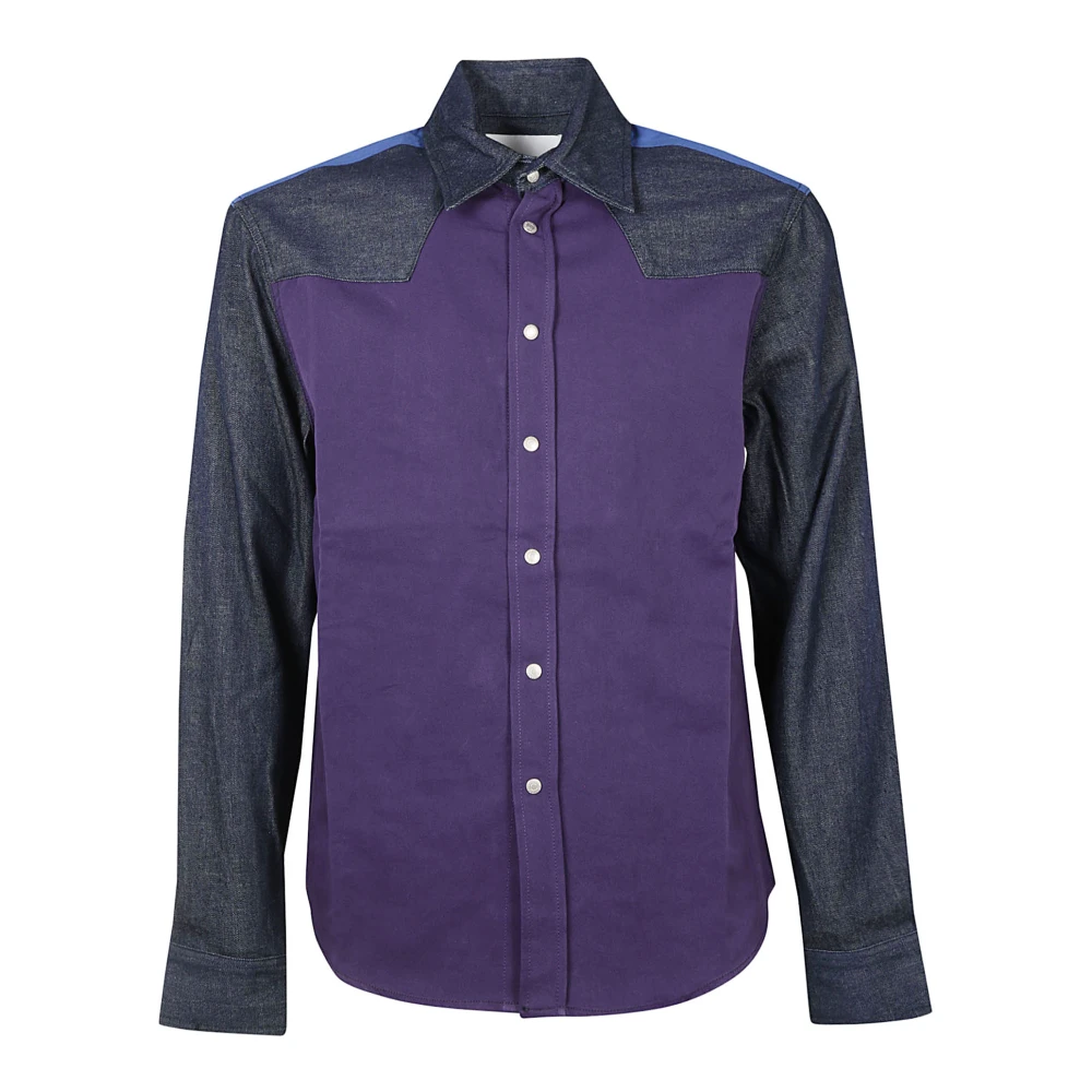 Calvin Klein Stijlvol Overhemd voor elke gelegenheid Purple Heren