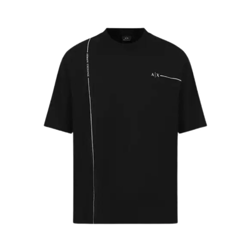 Armani Exchange Klassisk T-shirt Black, Herr