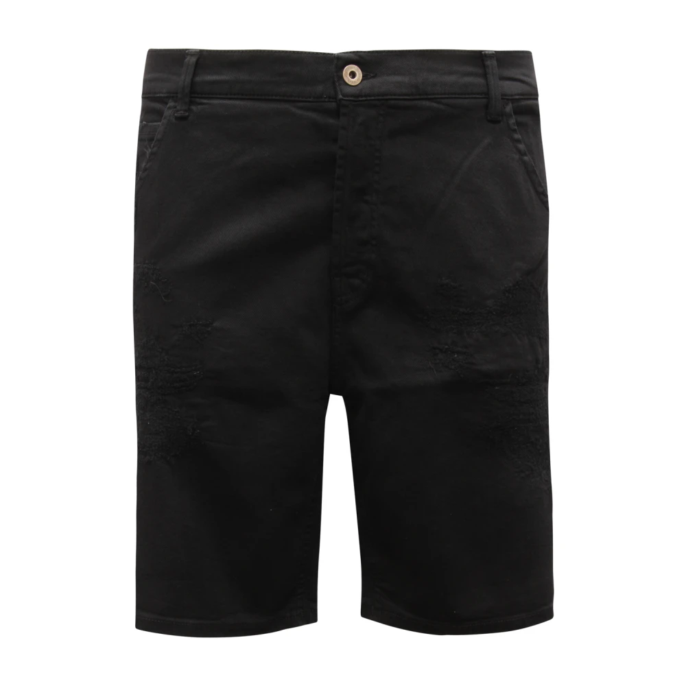 Dondup Men's Black Casual Shorts, W35, Regular Fit Shorts