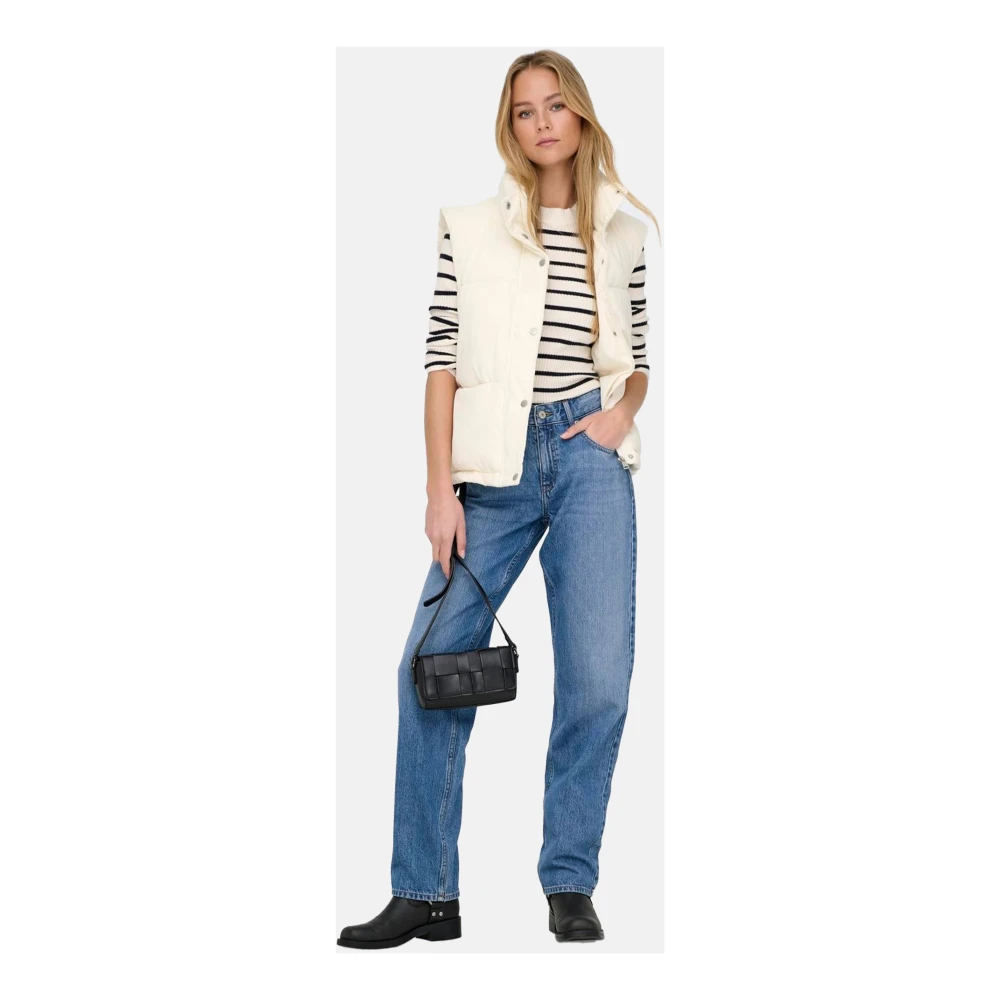 Only Slim Fit Casual Broek Blue Dames