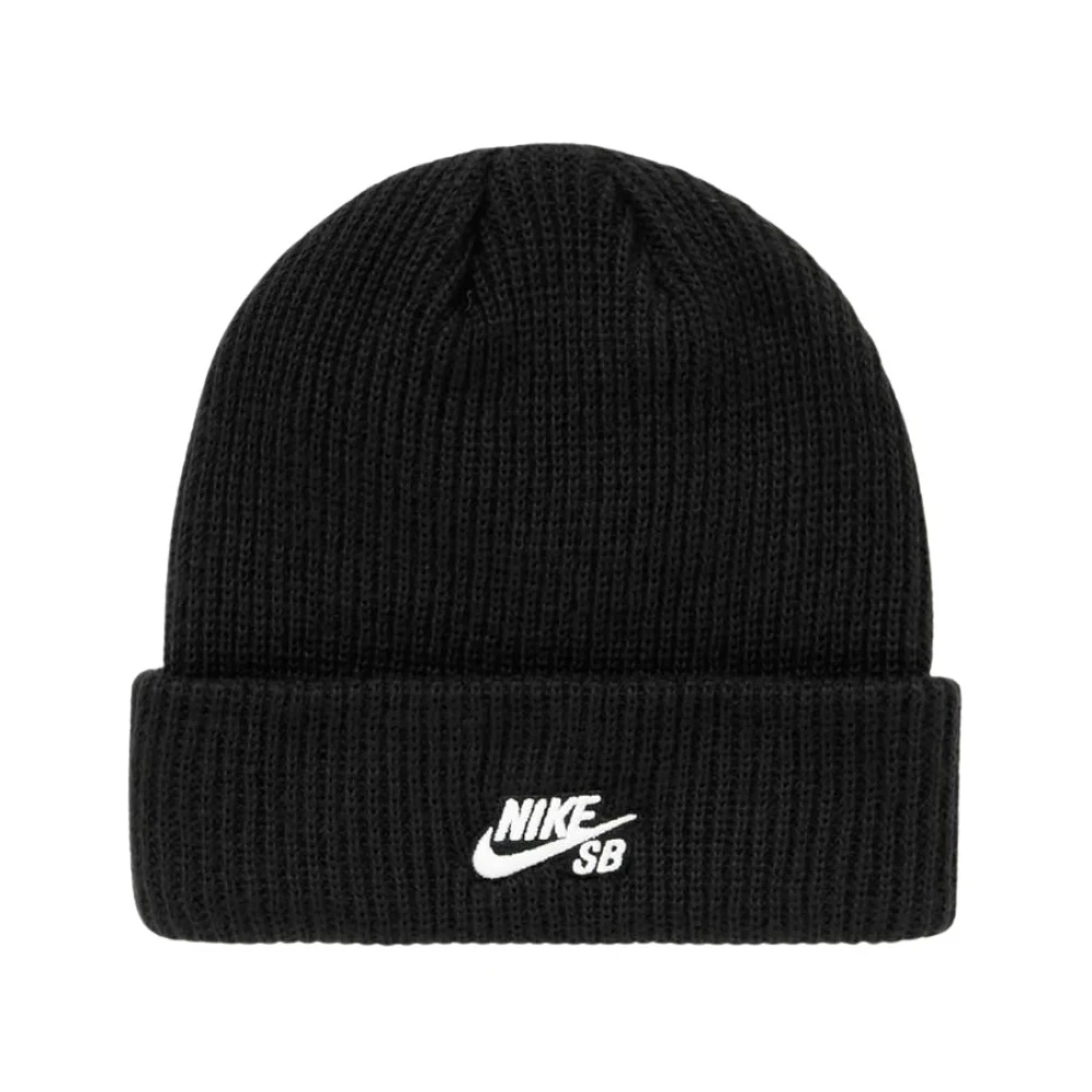 Nike Men's Black Sb Icon Cuff Beanie