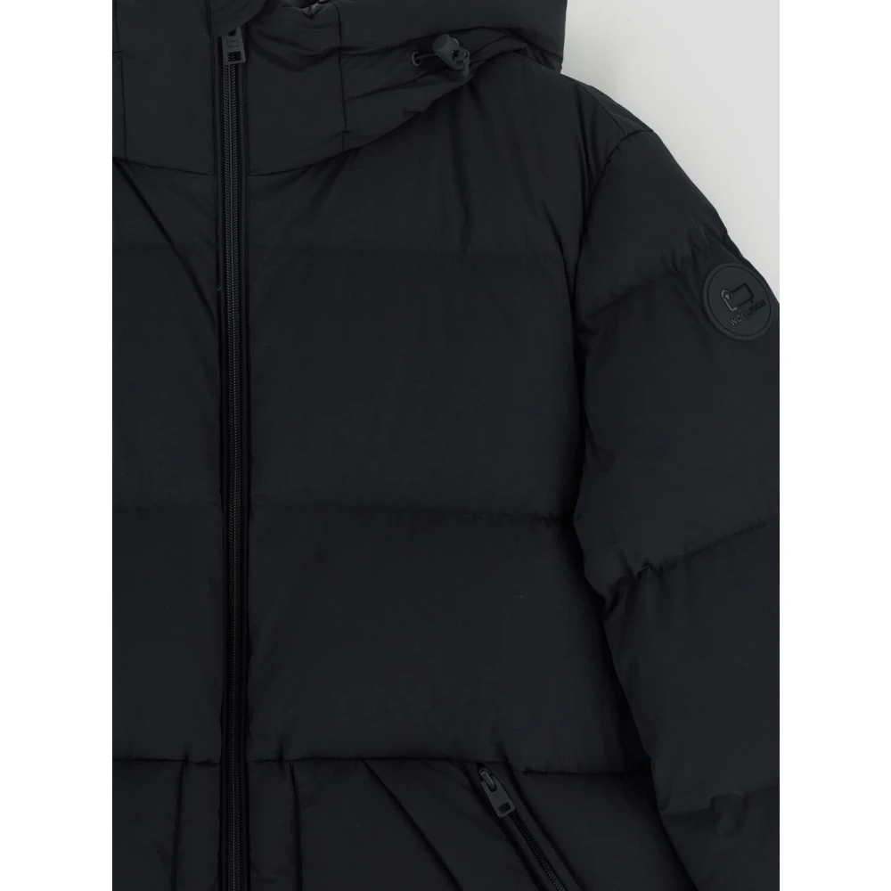 Woolrich Supreme Down Jacket in Nylon Black Heren