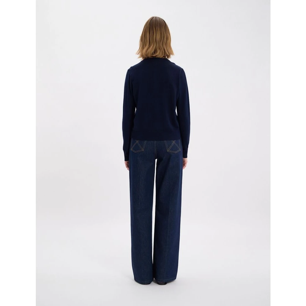 Ines De La Fressange Paris Cesarion Cardigan Blue Dames