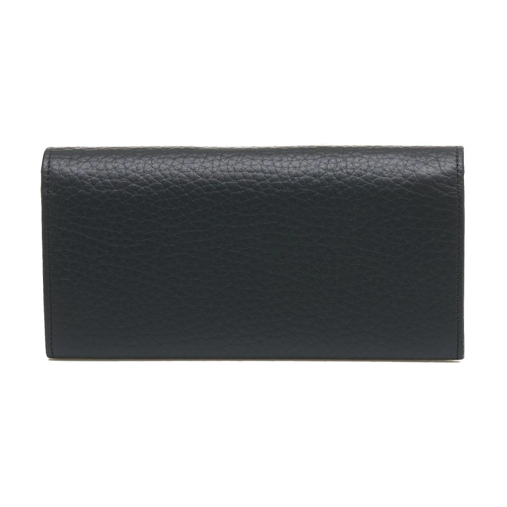 Orciani Zwarte Portemonnees voor Vrouwen Aw24 Black Dames