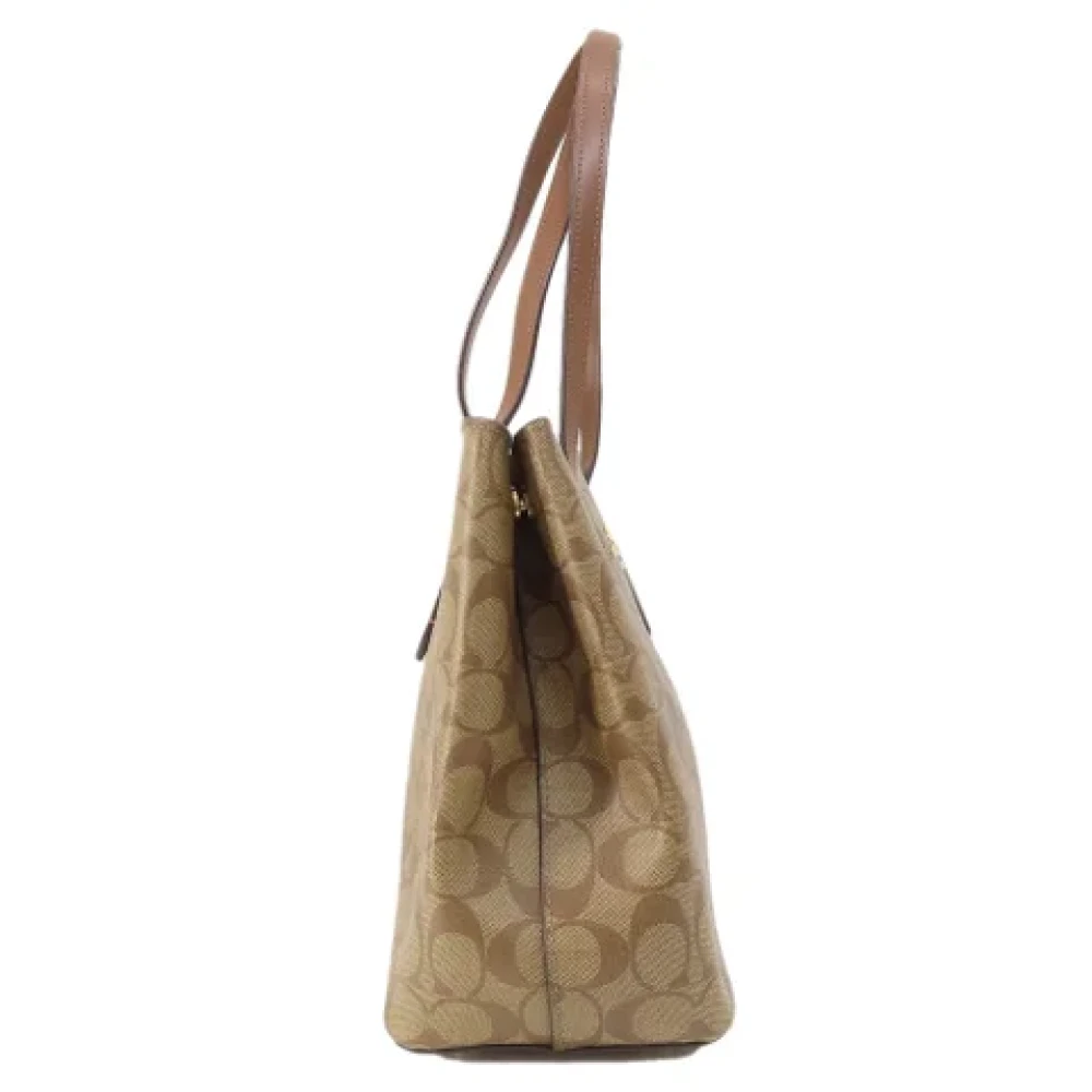 Coach Pre-owned Plastic totes Brown Dames