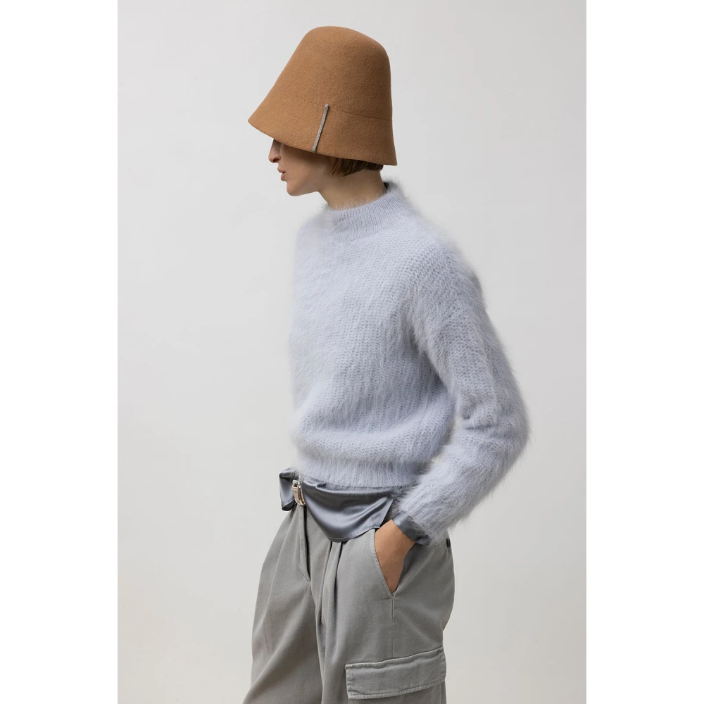 PESERICO Wollen vilt lampenkap hoed Brown Unisex