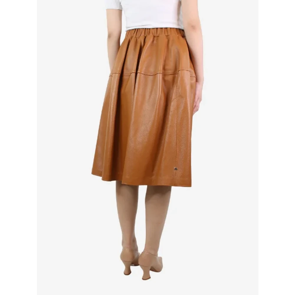 Marni Pre-owned Leather bottoms Beige Dames