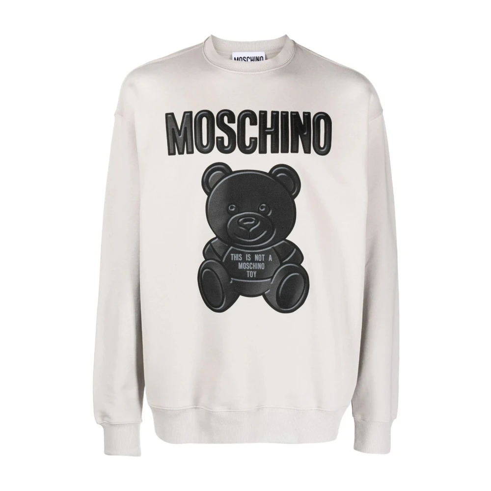 Moschino Grijze Sweaters voor Mannen Gray Heren