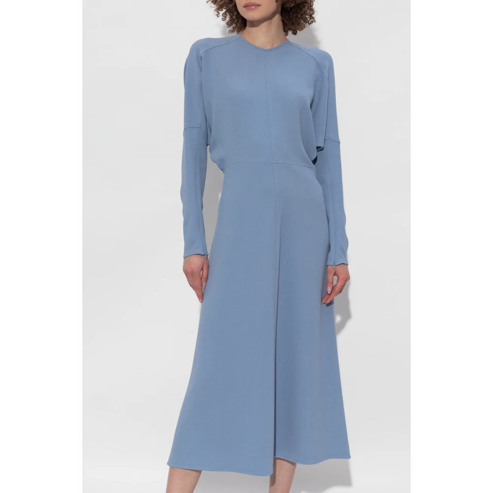 Victoria Beckham Jurk met korte mouwen Blue Dames