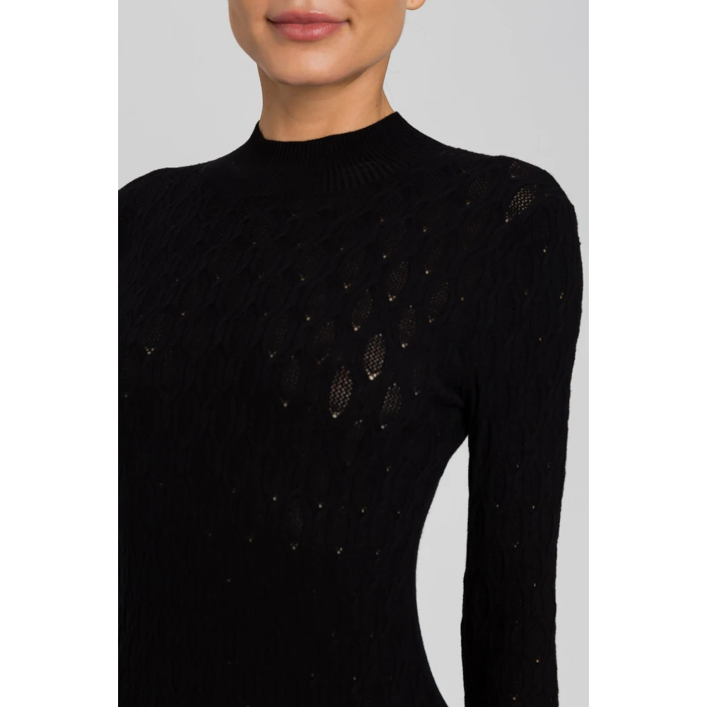 Twinset Zwarte Sweaters Set Black Dames