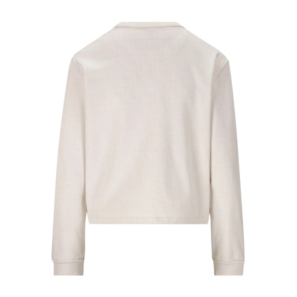 Fendi Omkeerbare FF Sweatshirt White Dames
