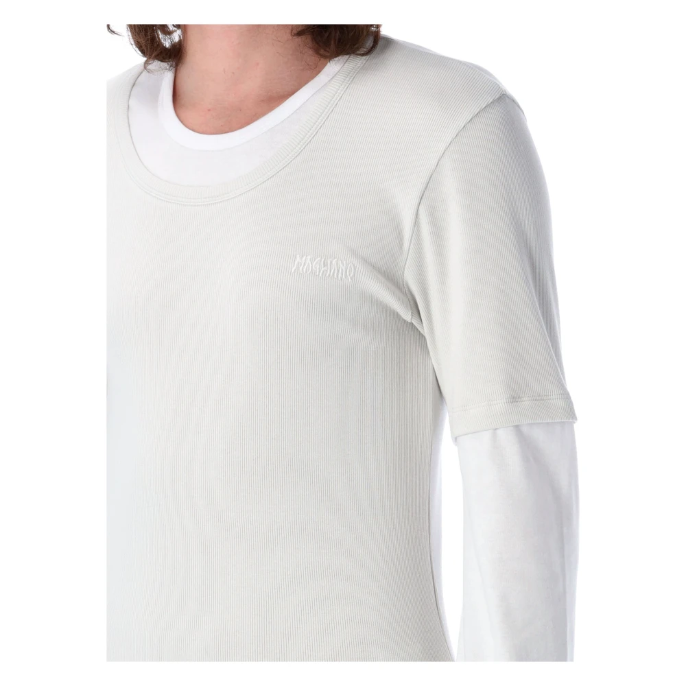 Magliano Lange Mouw Dubbel T-Shirt White Heren