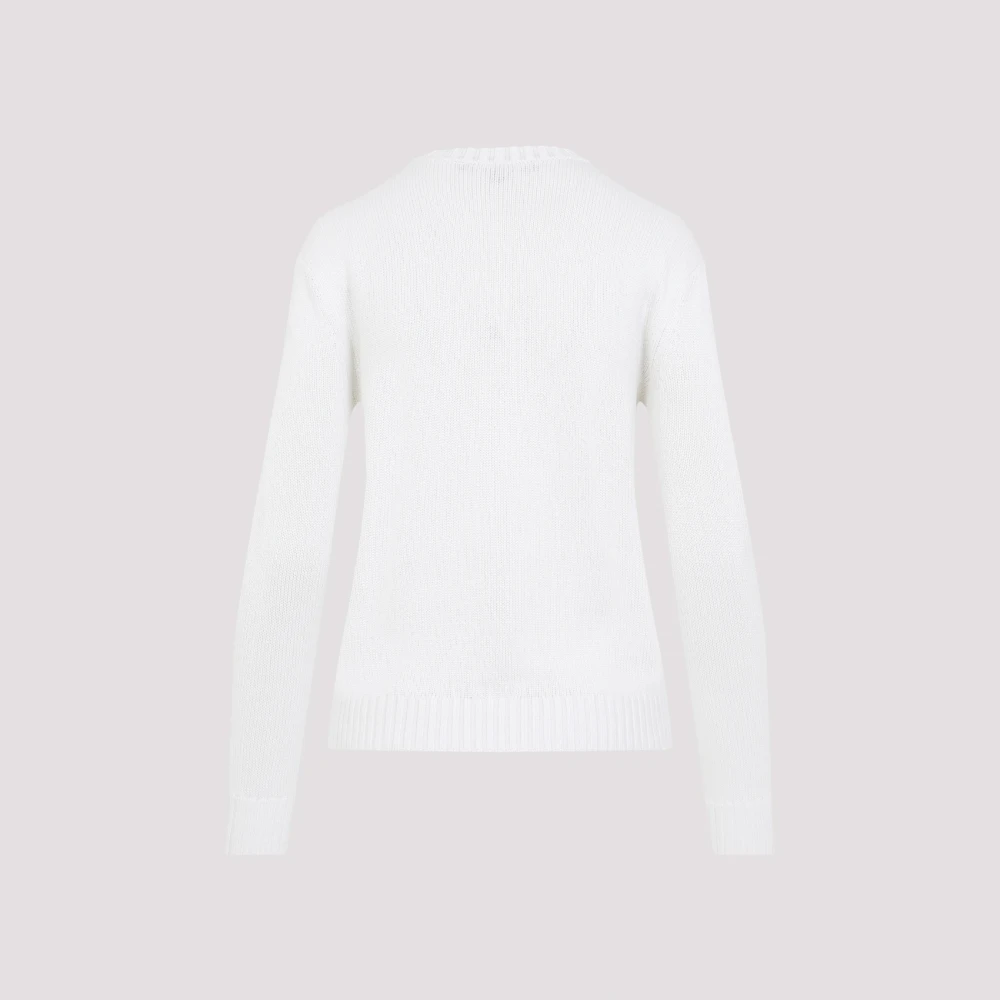 Ralph Lauren Bear Long Sleeve Pullover Beige Dames