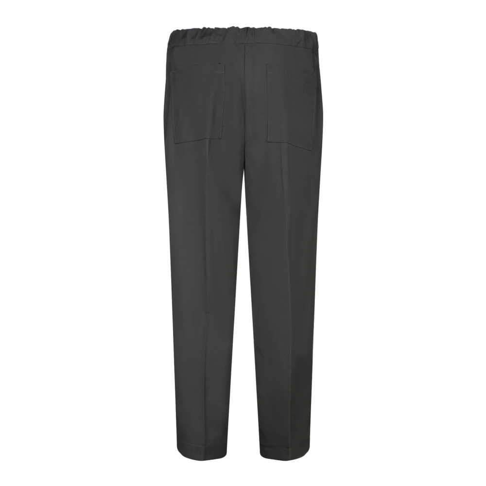 Costumein Slim-Fit Zwarte Broek Aw24 Black Heren