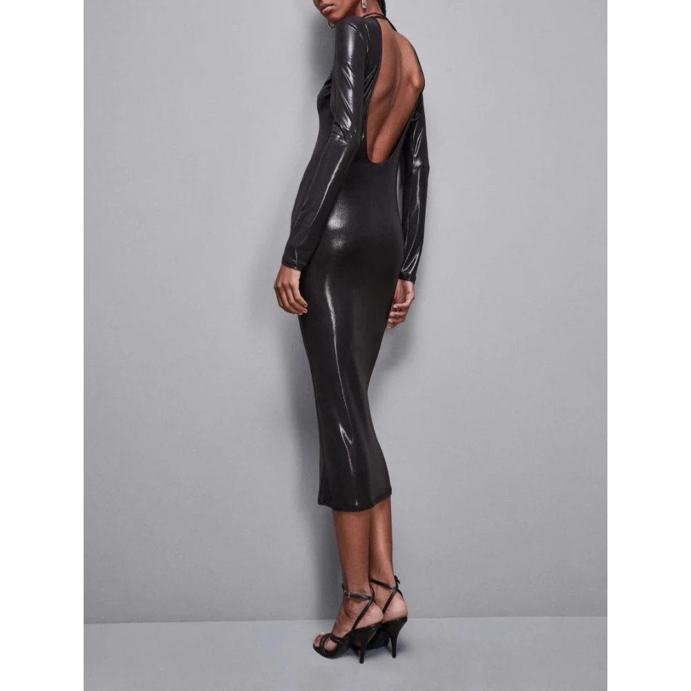 PATRIZIA PEPE Essentiële Jurk Art. 2A2856J242 Black Dames