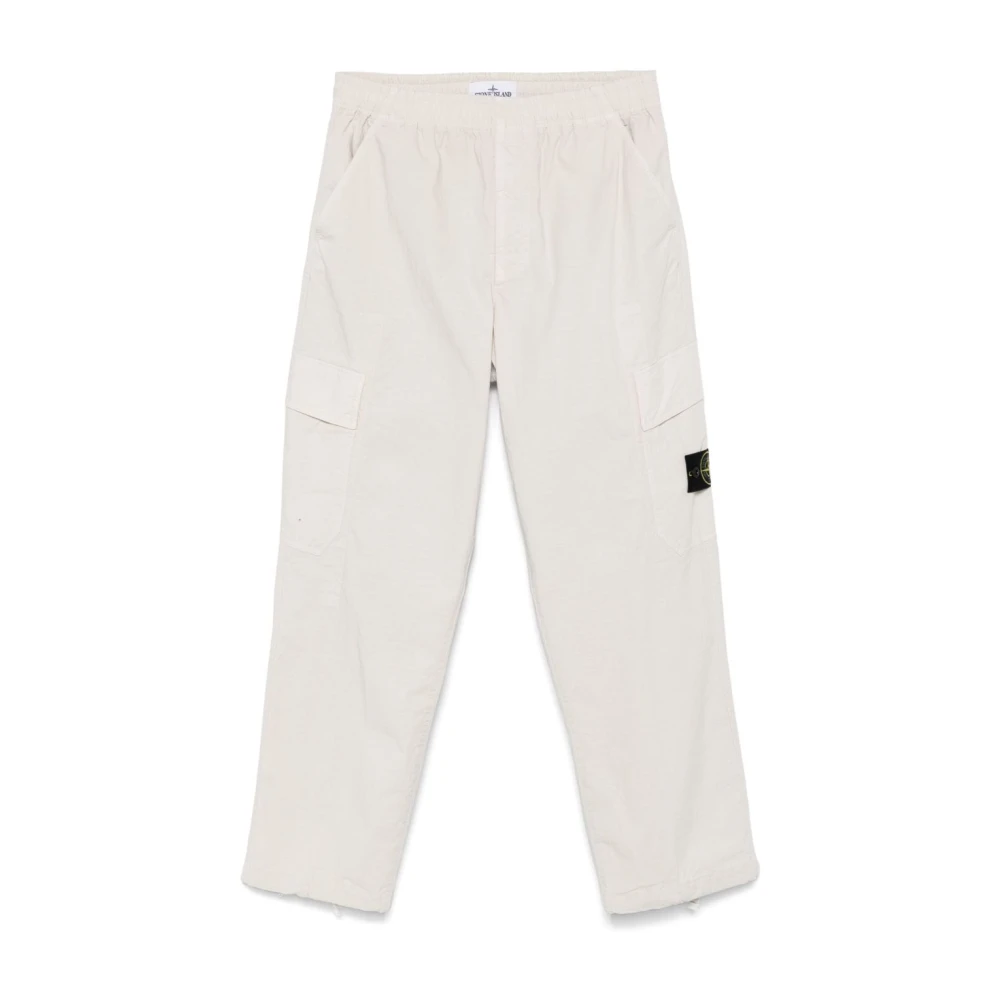 Stone Island Beige Stijlvolle Broek Beige Heren