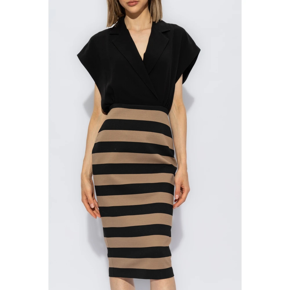 Max Mara Jurk Zampino Black Dames